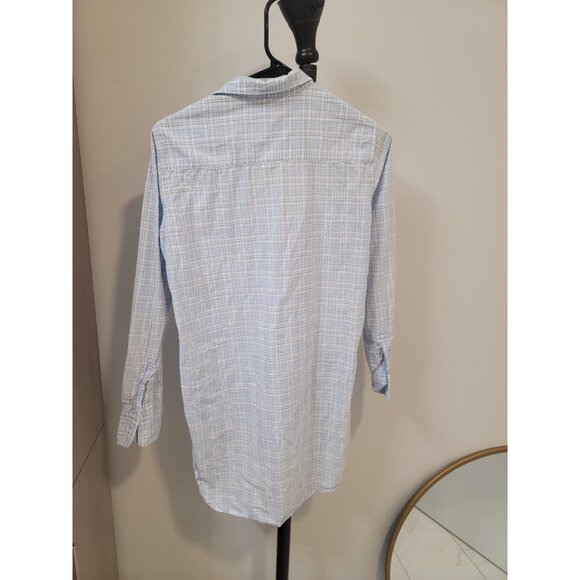 Frank & Eileen Grayson Hero Blue Flannel Button Down Shirt Size Small - Picture 5 of 8